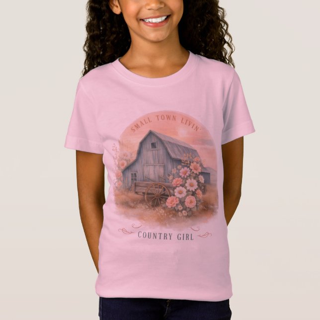 T-Shirt Fille de la campagne (Devant)