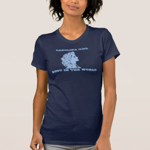 T-SHIRT FILLE DE LA CAROLINE, MIEUX DANS LE WORLD-T-SHIRT