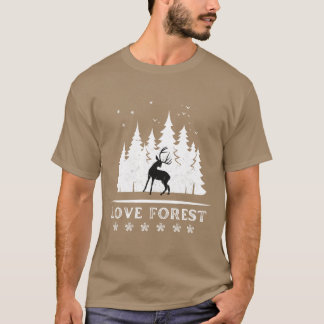 T-shirt Fille de la forêt d'amour