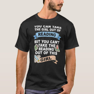 T-shirt Fille de la lecture Relocation de la lecture