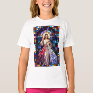 T-shirt fille de la Miséricorde divine Jésus
