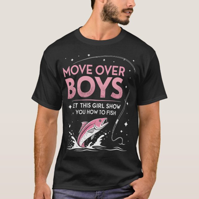 T-shirt Fille de la pêche à la carpe (Devant)