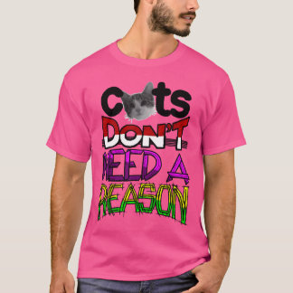 T-shirt Fille de la raison du chat