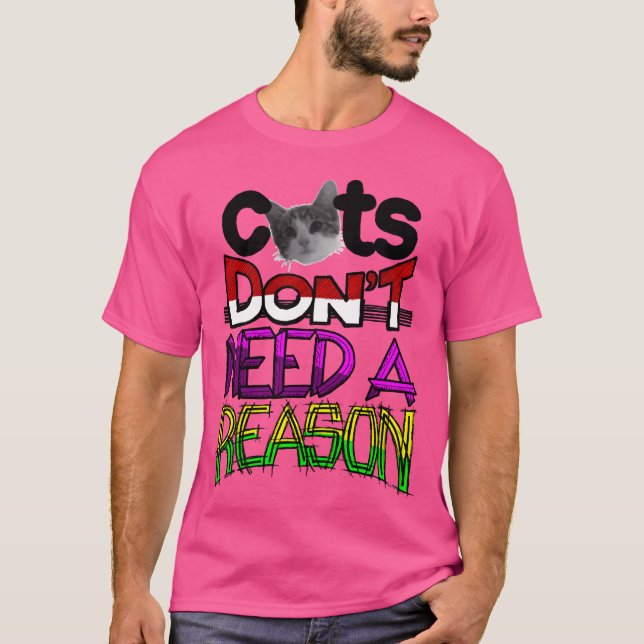 T-shirt Fille de la raison du chat (Devant)