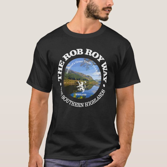 T-shirt fille de la route Rob Roy (Devant)