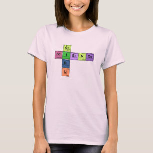 T-shirt FILLE DE LA SCIENCE ! Bousculade de Tableau