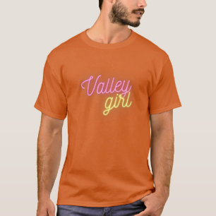 T-shirt Fille de la vallée Rétro 80 Fille drôle rétro