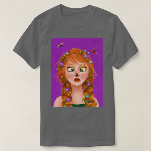T-shirt fille de ladybird (Design devant)