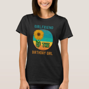 T-shirt Fille De L'Anniversaire Fille Tournesol Fête