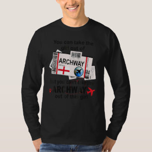T-shirt Fille de l'Arche Passage de l'Arche Carte d'embarq