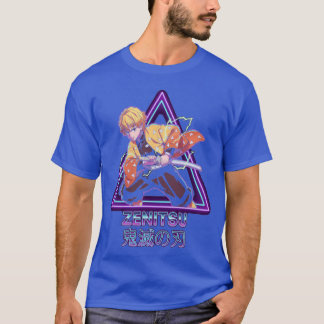 T-shirt Fille de l'art du ventilateur de Zenitsu Agatsuma