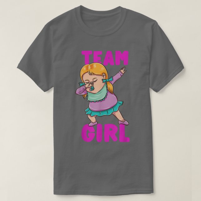 T-shirt fille de l'équipe Dabbing (Design devant)