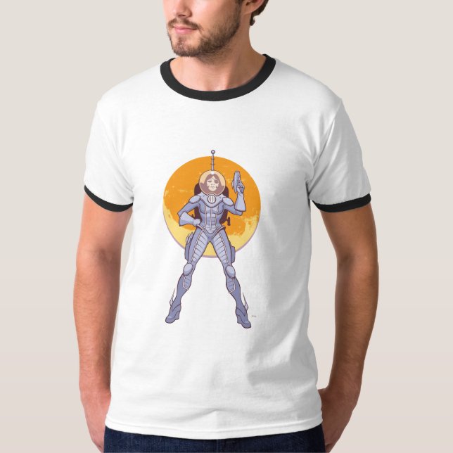 T-shirt Fille de l'espace - aiguillon (Devant)