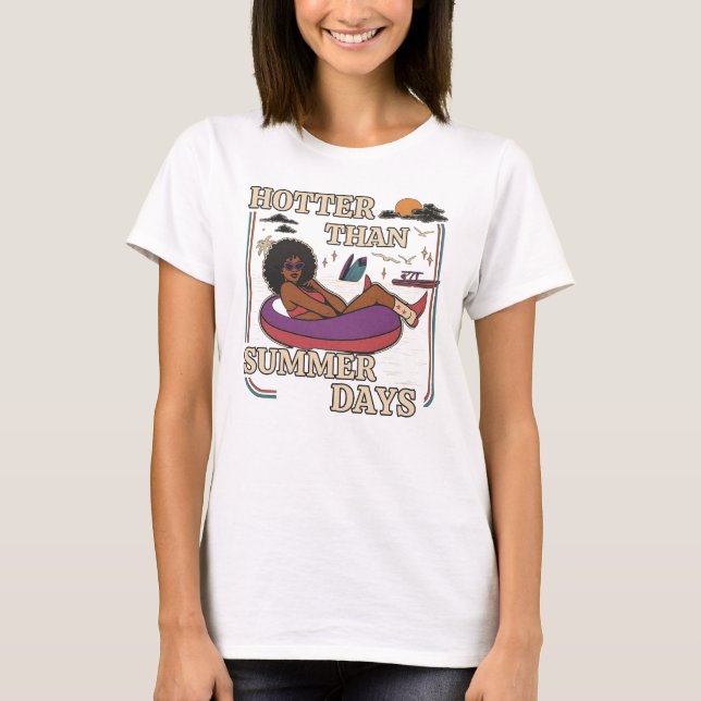 T-shirt Fille de l'été chaud 2026 Mode tendance  (Devant)
