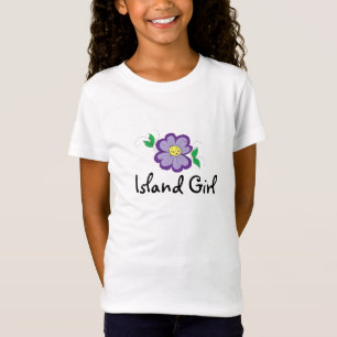 T-Shirt Fille de l'île florale