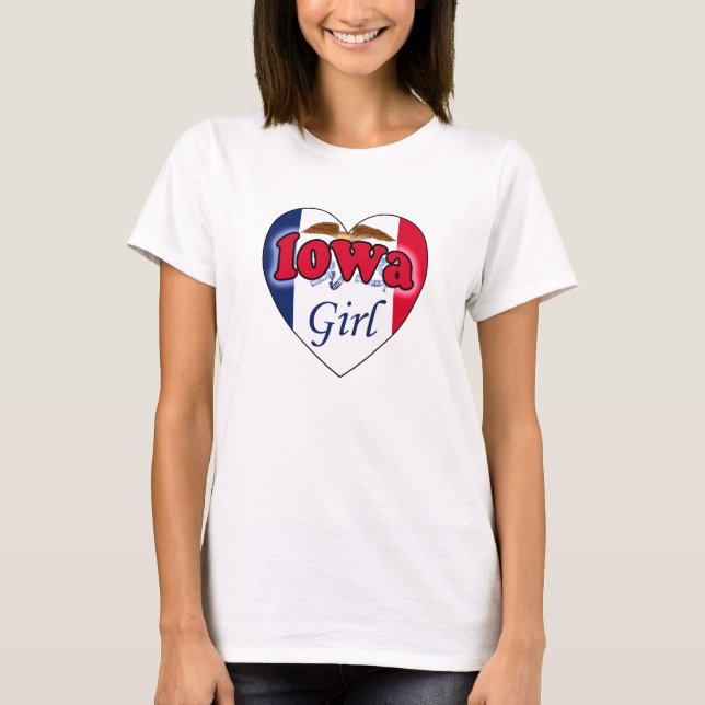 T-shirt Fille de l'Iowa (Devant)