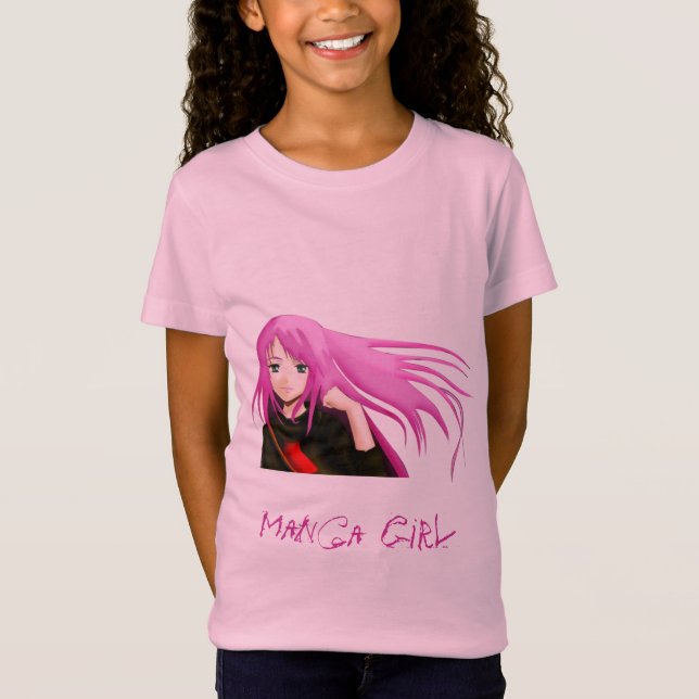 T-Shirt Fille de Manga (Devant)