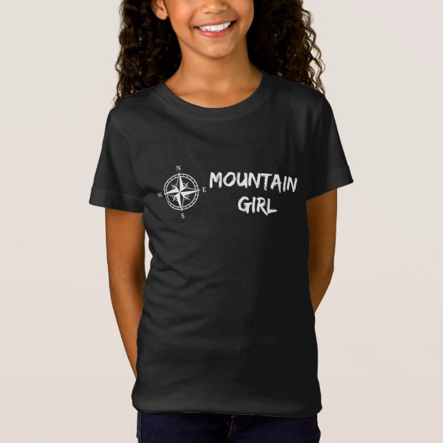 T-Shirt Fille de montagne (Devant)