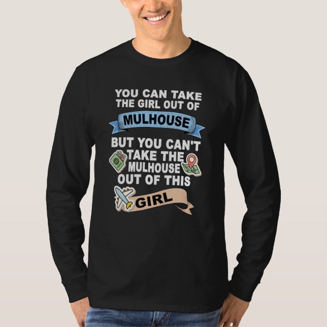 T-shirt Fille de Mulhouse Relocalisation de Mulhouse (Devant)