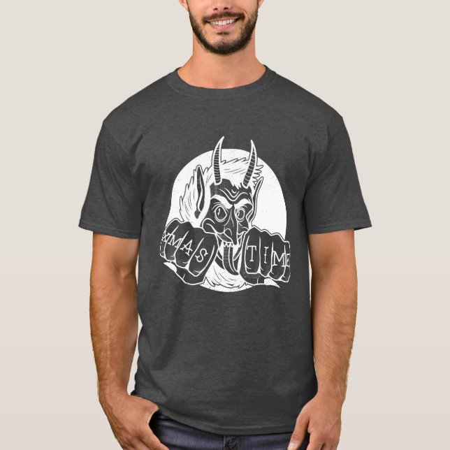 T-shirt Fille de Noël Krampus (Devant)
