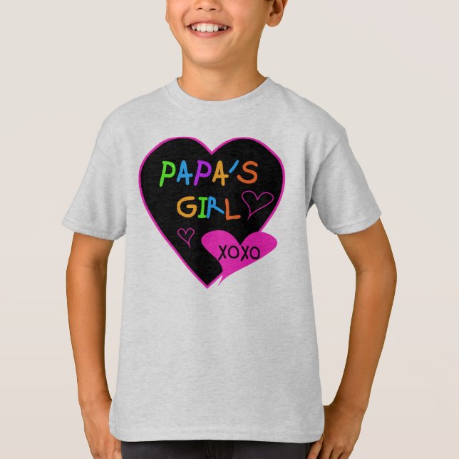 T-shirt Fille de Papa Tee - shirts, Casquettes, Mugs, Bout (Devant)