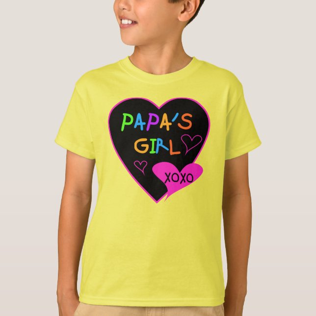 T-shirt Fille de Papa Tee - shirts, Casquettes, Mugs, Bout (Devant)