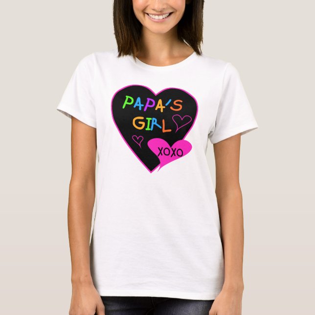 T-shirt Fille de Papa Tee - shirts, Casquettes, Mugs, Bout (Devant)