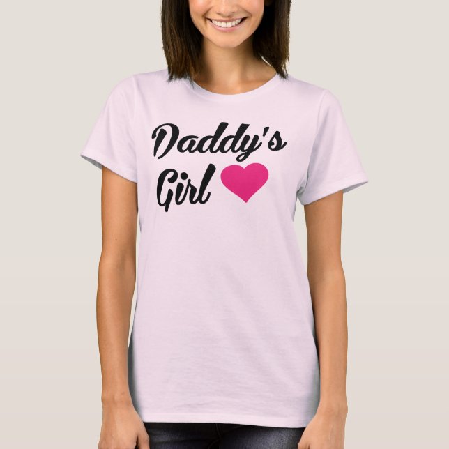 T-shirt fille de papa Tumblr (Devant)