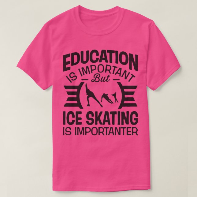 T-shirt fille de patinage (Design devant)
