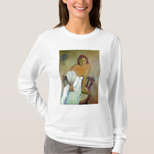 T-shirt Fille de Paul Gauguin avec la fan, 1920