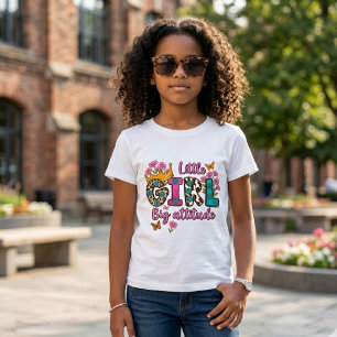T-Shirt Fille de pays occidentale graphique impertinente