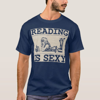 T-shirt Fille de pin up chaude bande dessinée vintage lect