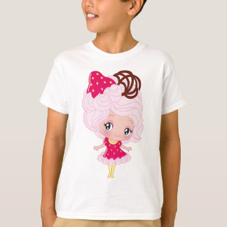 T-shirt Fille de plaisir de fraise de Kawaii