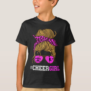 T-shirt Fille de pom-pom girls Écharpe de meneuse de claqu