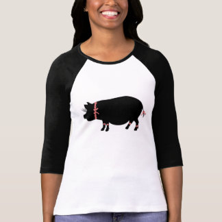 T-shirt Fille de porc de Bellie de pot