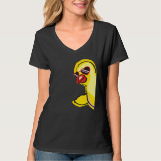 T-shirt Fille de poussette avec lunettes de soleil Fou pou