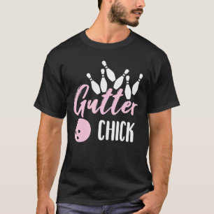 T-shirt Fille de quilles de bowling Fille de bowling Chaus