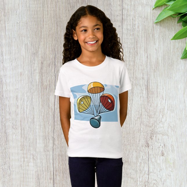 T-shirt fille de retour de vaisseau spatial (Créateur téléchargé)