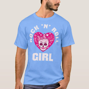 T-shirt Fille de Rock n Roll Musique Danse Concert Festiva