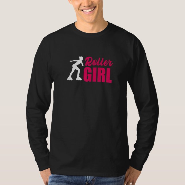 T-shirt Fille de roller Patinage en ligne Rollerblading (Devant)