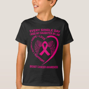 T-shirt Fille De Ruban Rose En Droit Cancer Du Sein Ck Imp