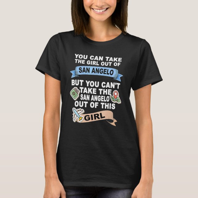 T-shirt Fille de San Angelo City (Devant)