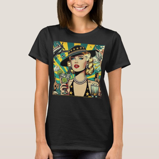 T-shirt Fille de spectacle rétro  (Devant)