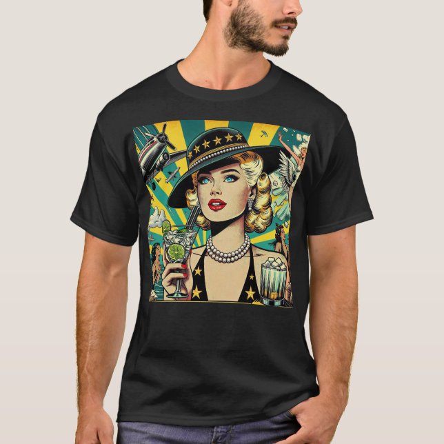 T-shirt Fille de spectacle rétro  (Devant)
