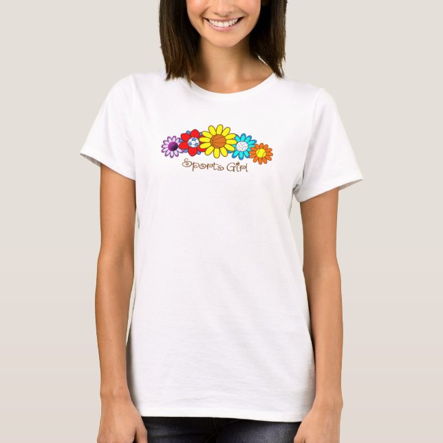 T-shirt Fille de sports - basket-ball (Devant)