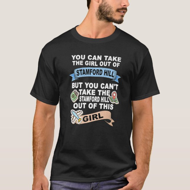 T-shirt Fille de Stamford Hill Relocation de Stamford (Devant)