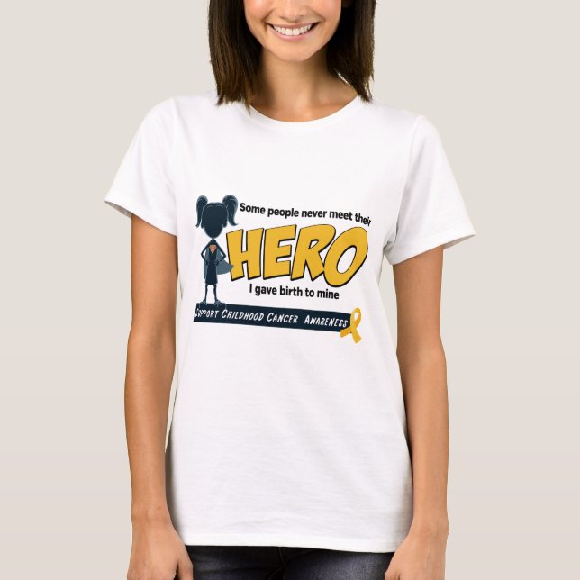 T-shirt Fille de super héros (Devant)