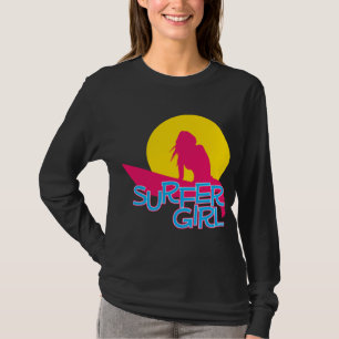 T-shirt Fille de surfer