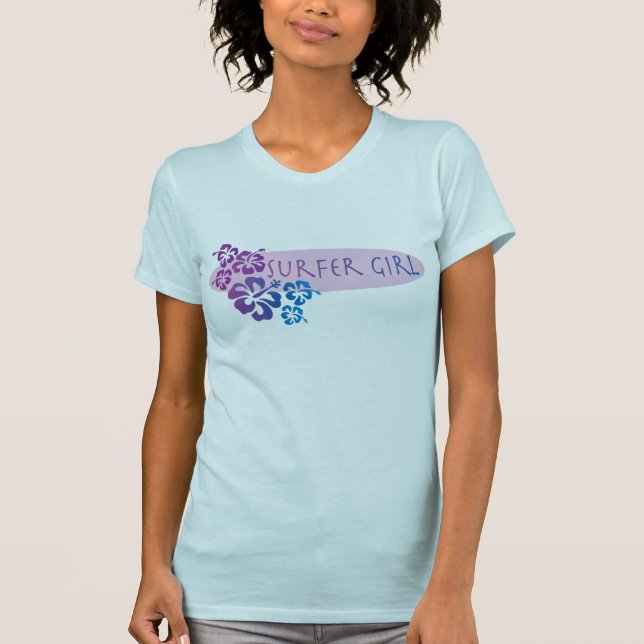 T-shirt Fille de surfer (Devant)