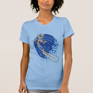 T-shirt fille de surfer